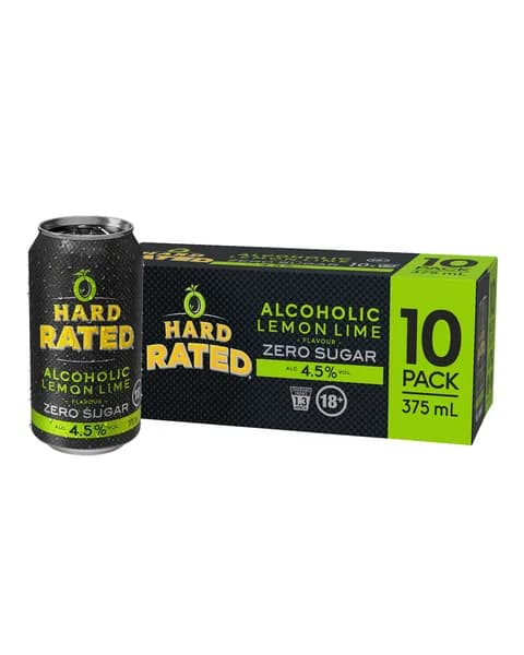 Hard Rated Zero Sugar Lemon Lime
