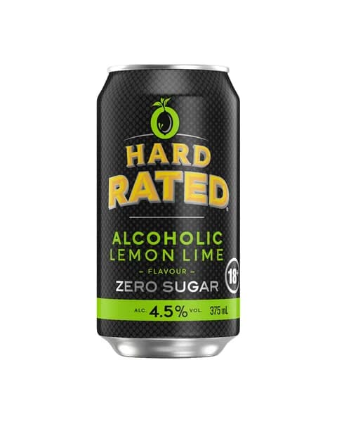 Hard Rated Zero Sugar Lemon Lime